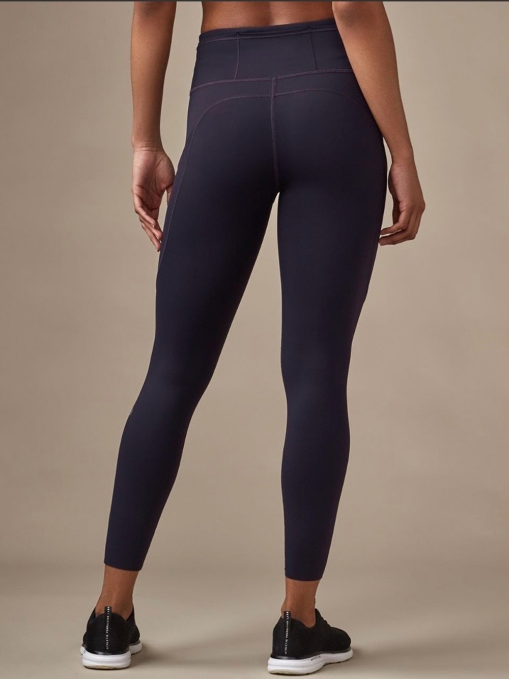 Used Lululemon Fast & Free 7/8 Tight-Nulux 25")-Black Grape-Excellent Condition.